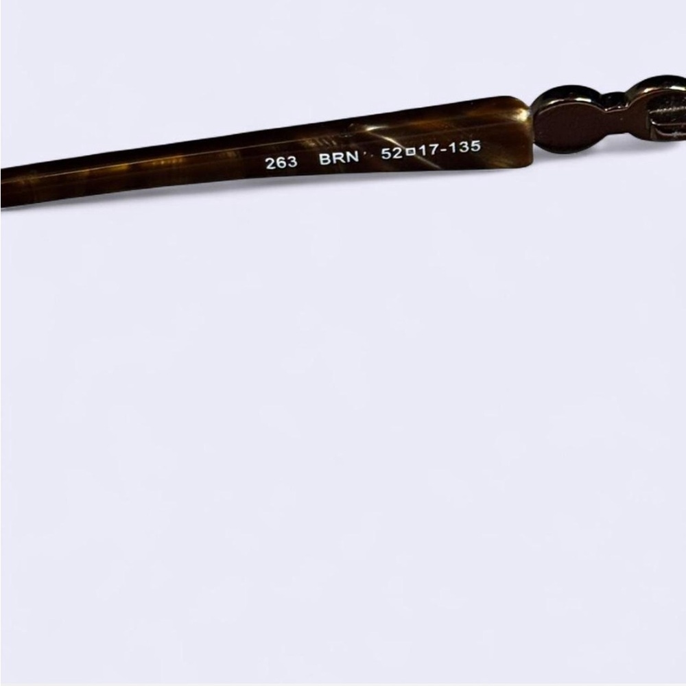 Juicy Couture Brown Tortoise Rectangular Eyeglass… - image 7